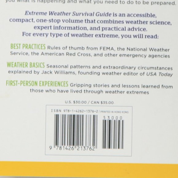 Extreme Weather Survival Guide National Geographic - Understand, Prepare & More! - Picture 3 of 3